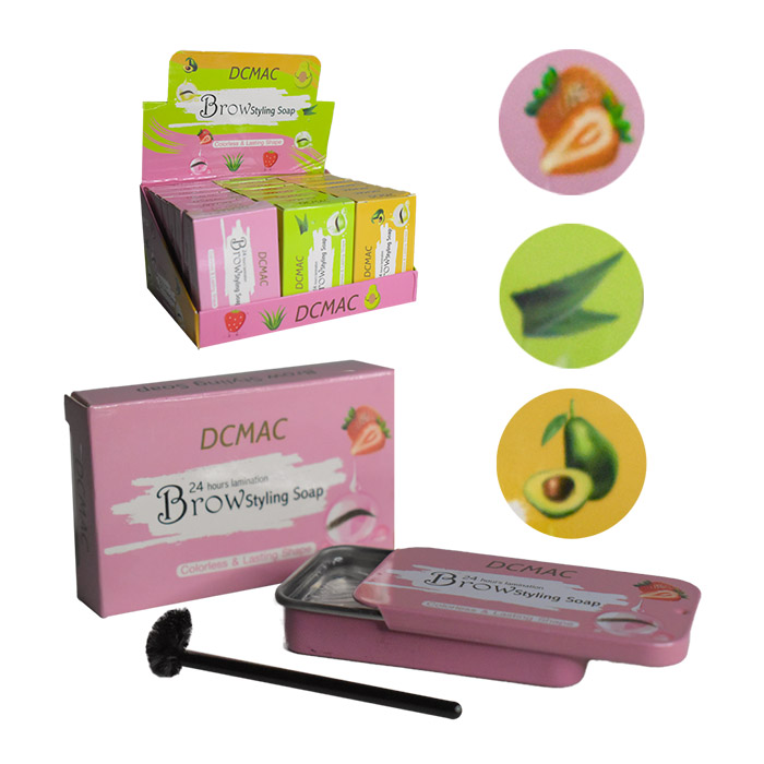 Jabon peinador para cejas dc mac de frutas