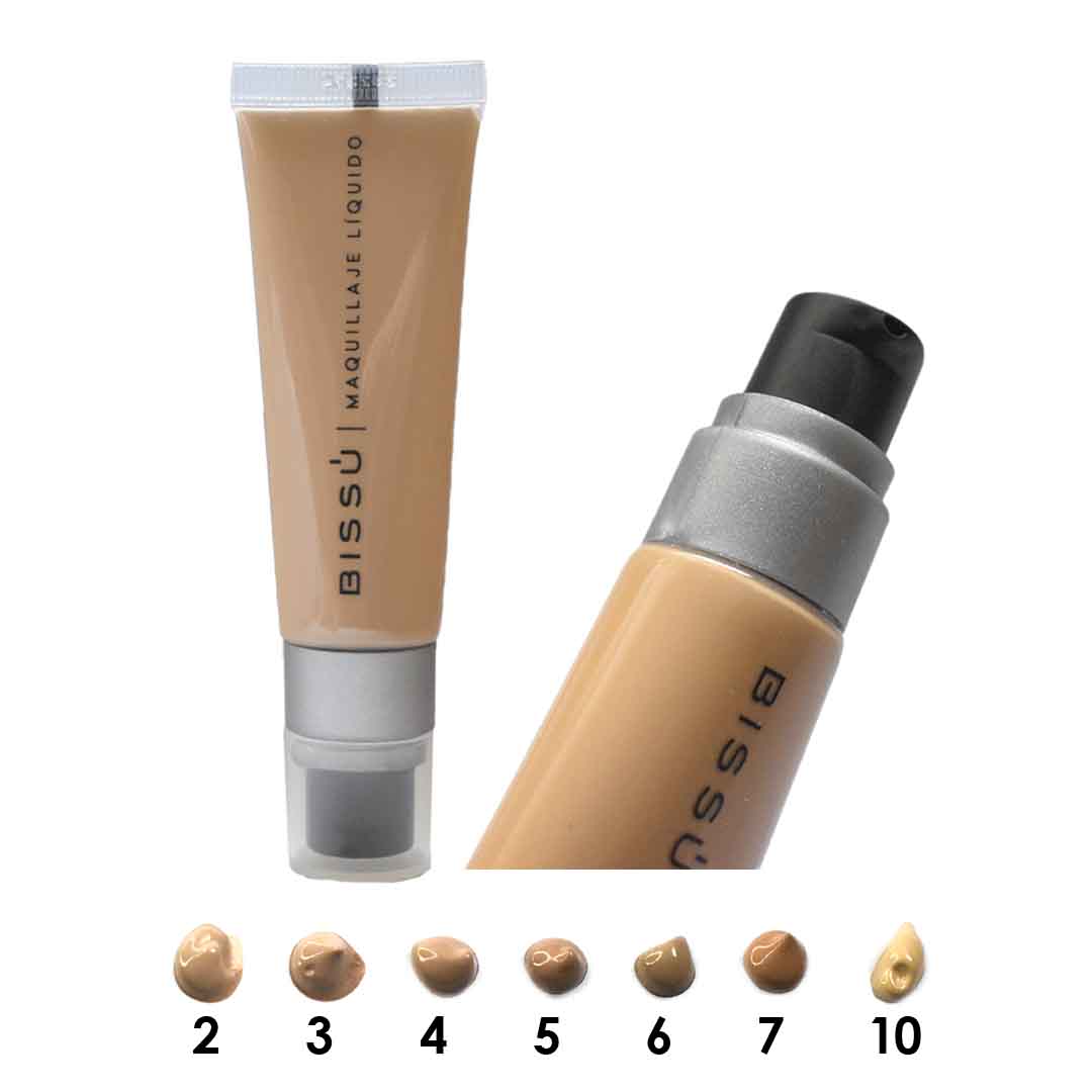 Bases para maquillaje líquidas bissu 30ml