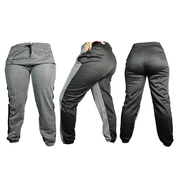 Pants negros lida con diseño puntos al frente