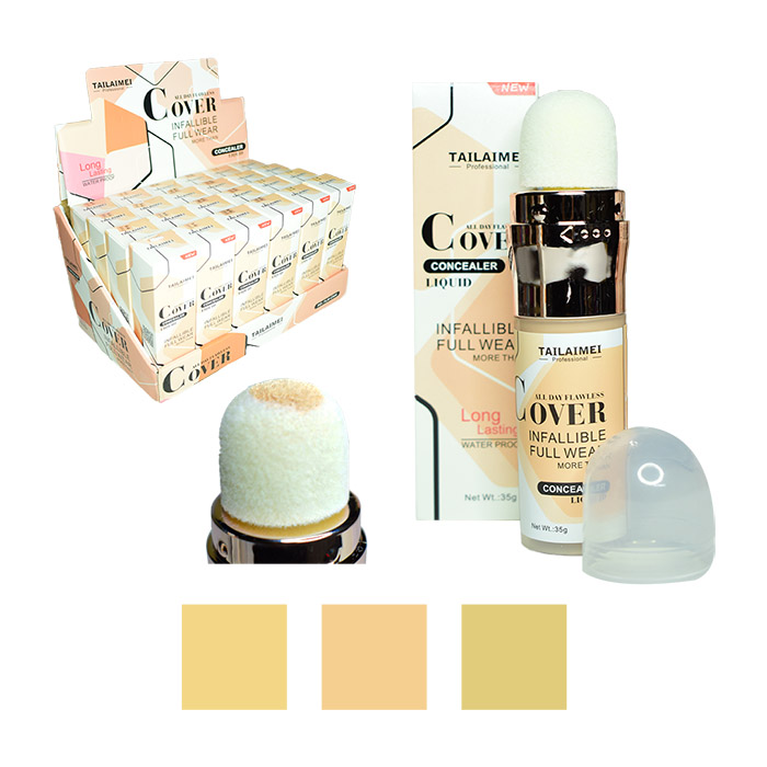 Corrector líquido con aplicador tailamei cover 35g