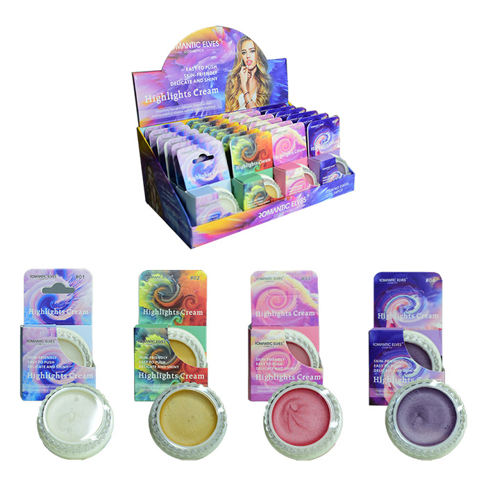 Iluminador en crema de colores remolino romantic elves