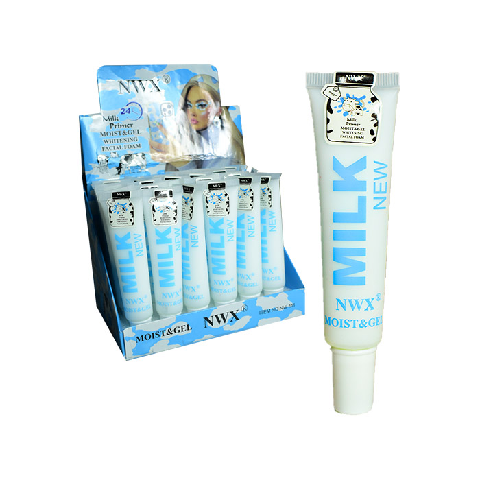 Primer líquido nwx milk empaque blanco