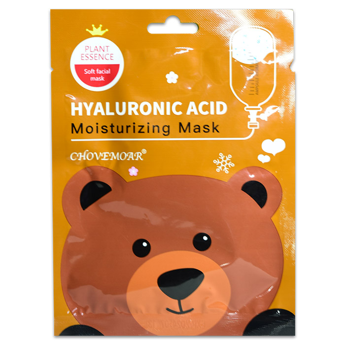 Mascarilla de acido hyaluronico de oso cafe chovemoar