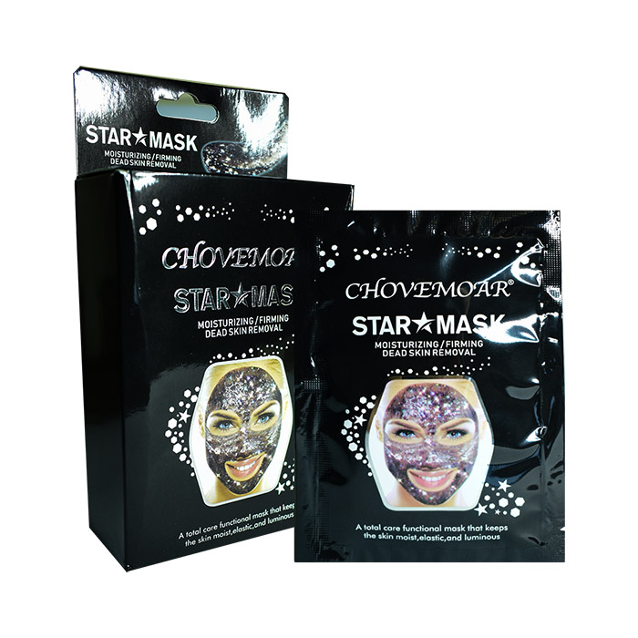 Cajas de mascarillas negras star chovemoar