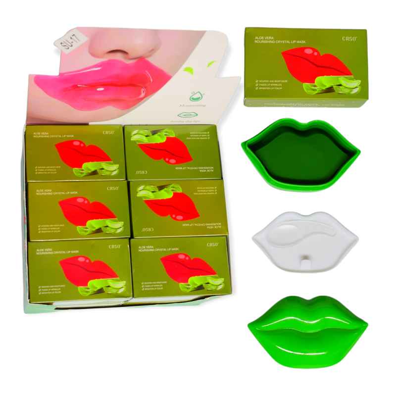 Parches hidratantes para labios aloe vera