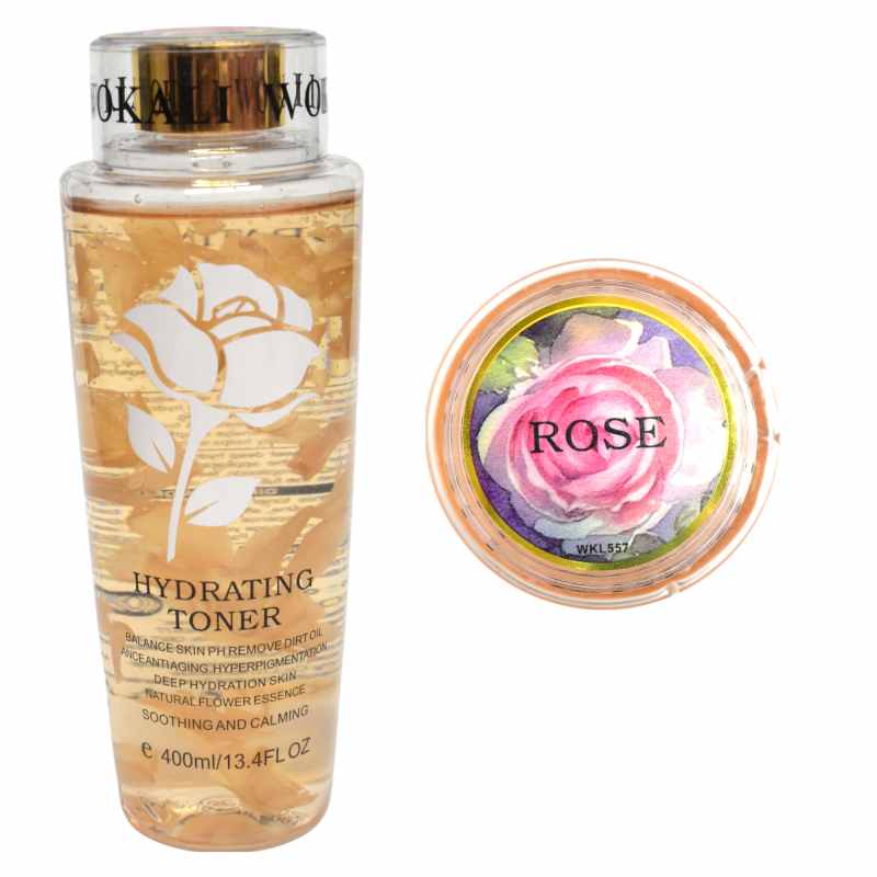 Tonico de rosas rejuvenecedor y reafirmante wokali 400ml