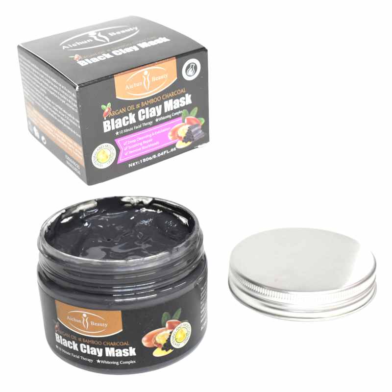 Mascarilla de carbón activado con aceite de argan