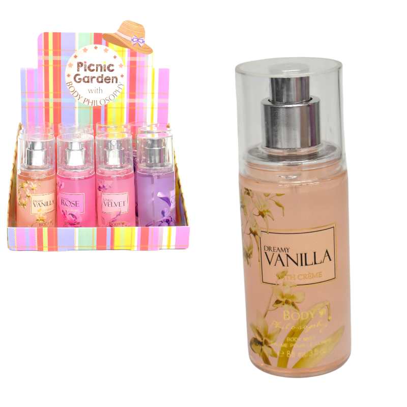 Body with philosophy picnic garden vainilla