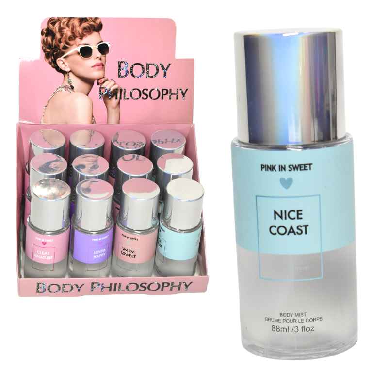 Splash body philosophy tapa plateada nice coast