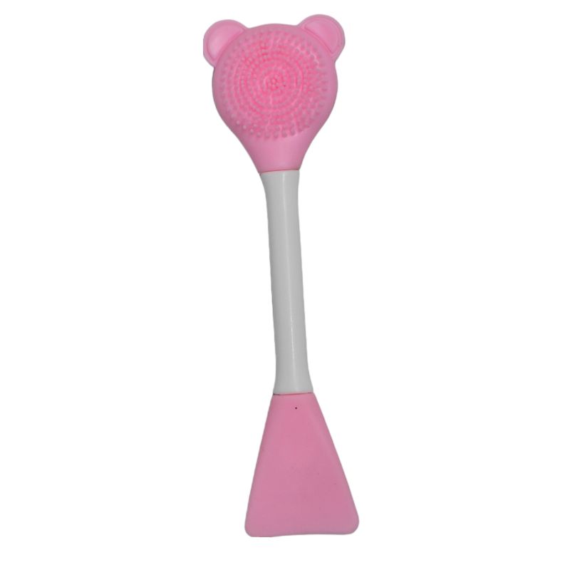 Brocha doble de silicona con orejitas