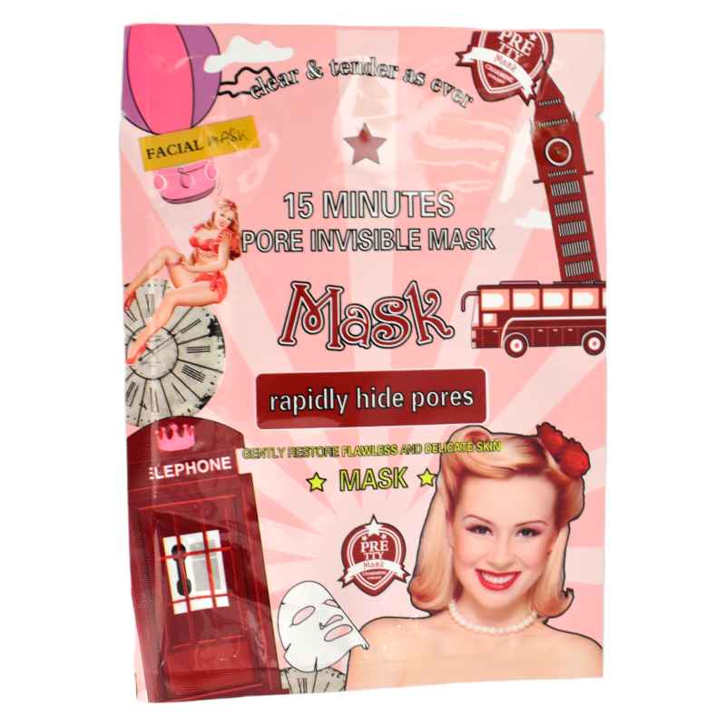 Mascarilla para cerrar poros pretty telephone rojo