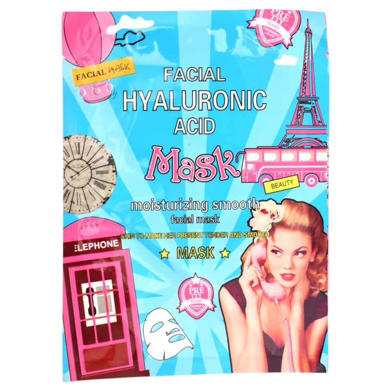 Mascarilla facial de ácido hialuronico pretty telephone