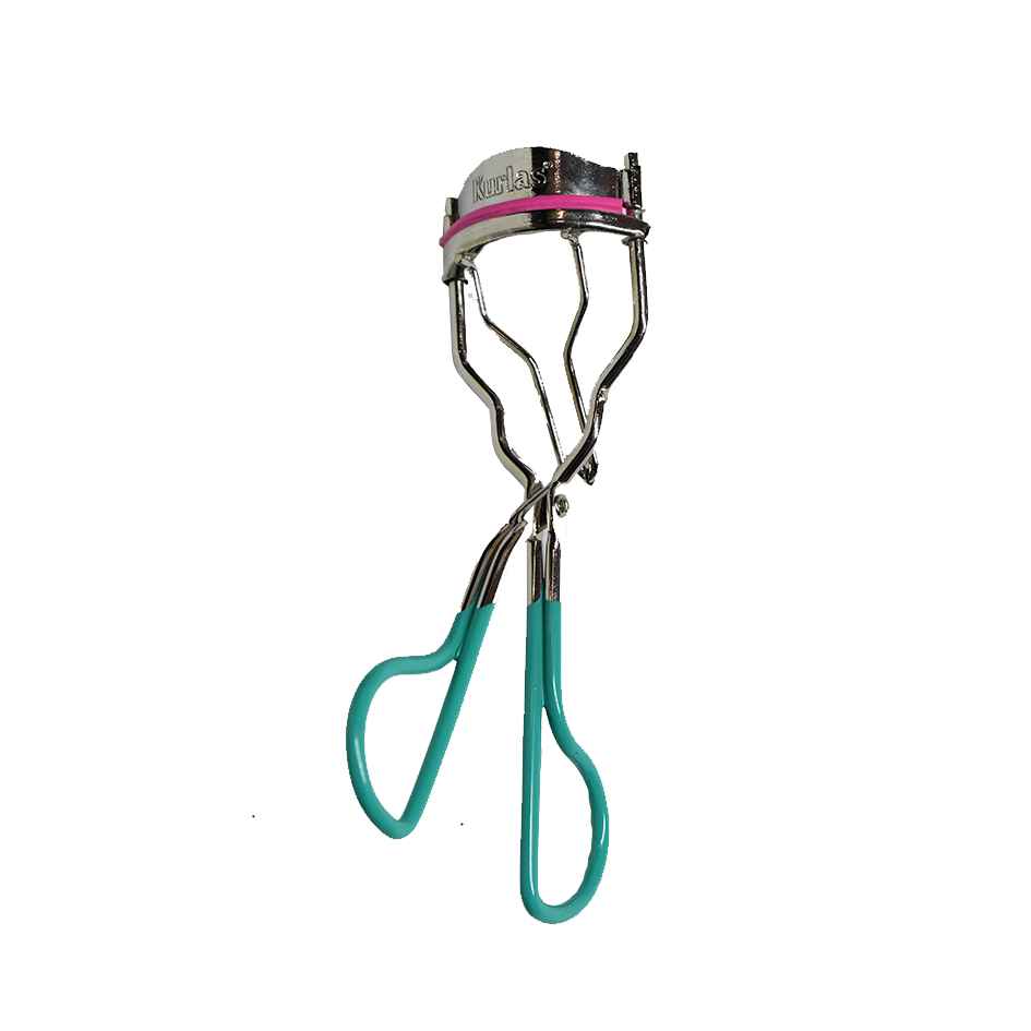 Curlash turquesa con gris de metal curtis