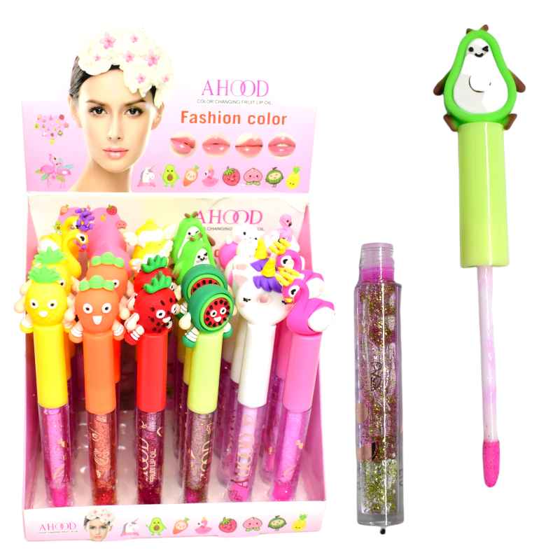 Brillos con figuras animadas en forma de lapicero