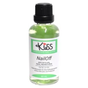 Líquido removedor de uñas artificiales gel y acrílico Kiss 60ml