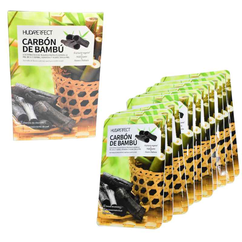 Unidad de mascarillas Hudaperfect carbón de bambú