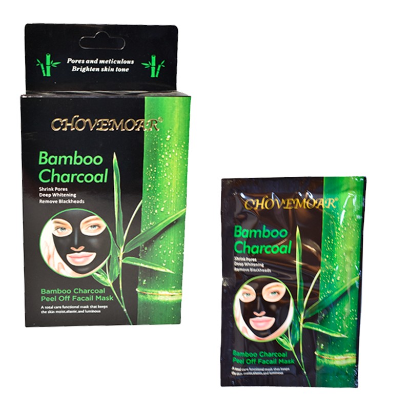 Caja de mascarillas Bamboo Charcoal marca Chovemoar