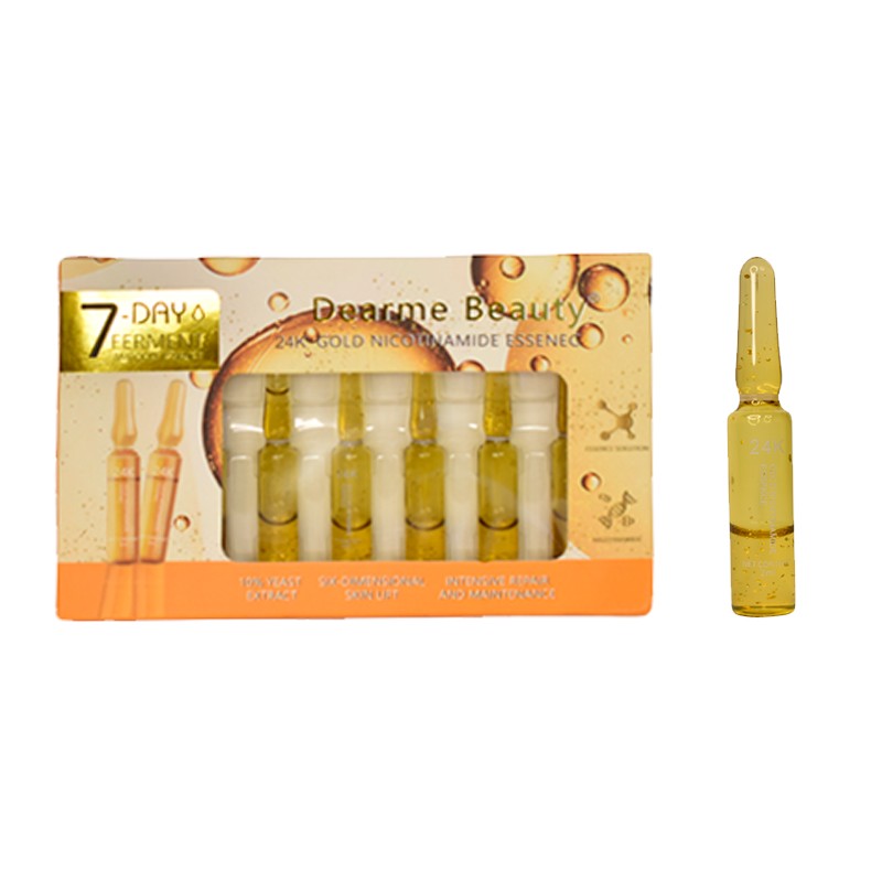 Set de ampolla Dearme Beauty 24k gold nicotinamide