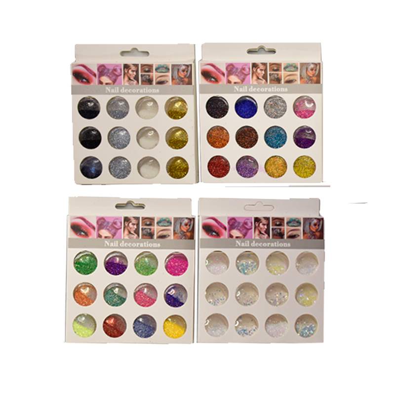 Glitter para uñas Nail decorations colores variados