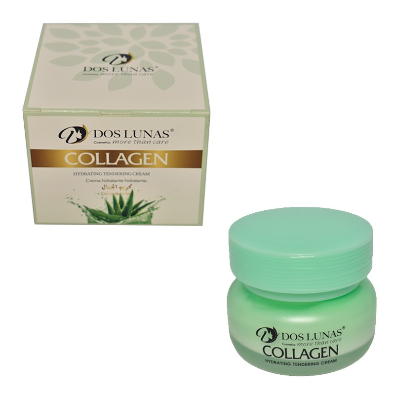 Crema con colágeno Dos lunas extracto de aloe vera