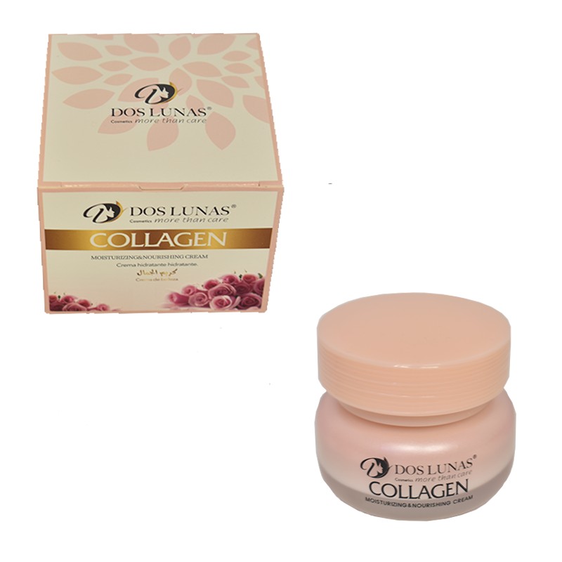 Crema con colágeno Dos lunas extracto de rosas