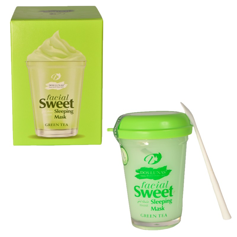 Mascarilla nocturna dos lunas extracto de te verde