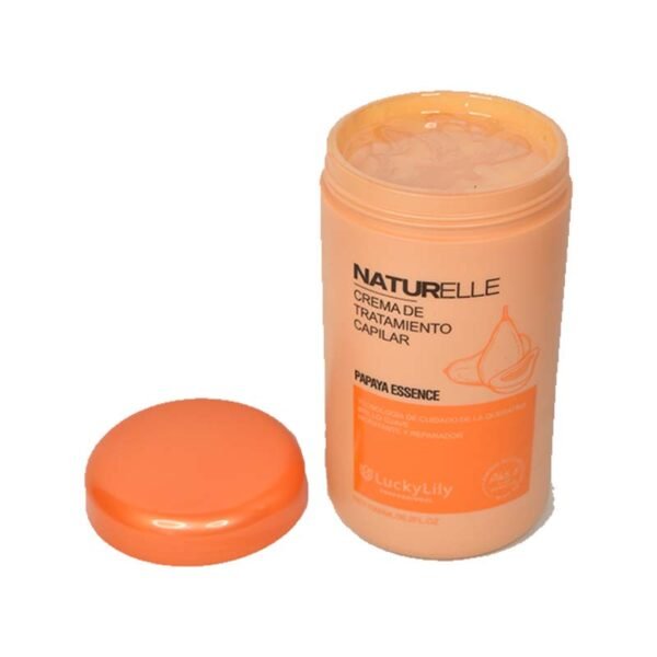 Crema de tratamiento capilar Naturelle de extracto de papaya 1000 ml.