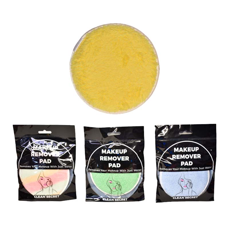 Pad removedora de maquillaje Clean Secret colores surtidos empaque negro
