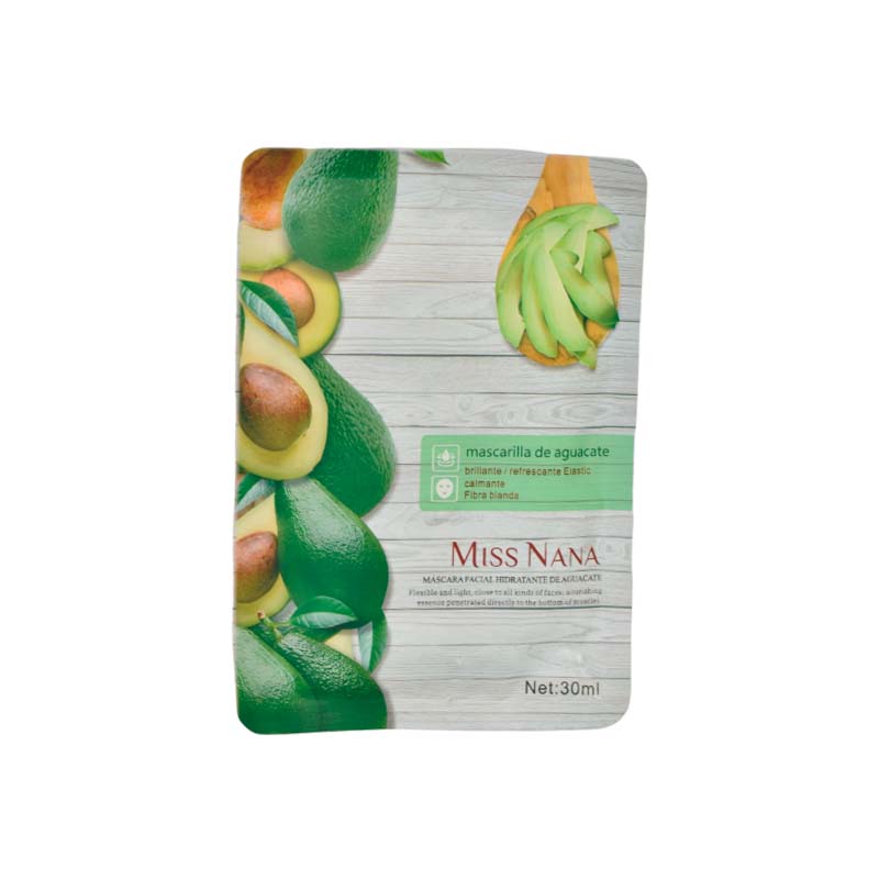 Mascarilla facial hidratante de aguacate Miss Nana