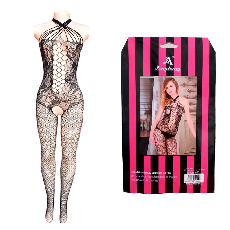 Lencería body stocking enterizo