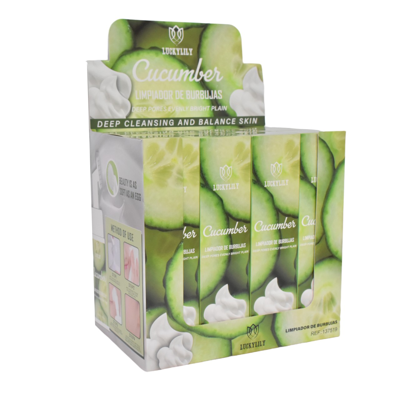 Espuma limpiadora de pepino Lucky Lily - Imagen 2