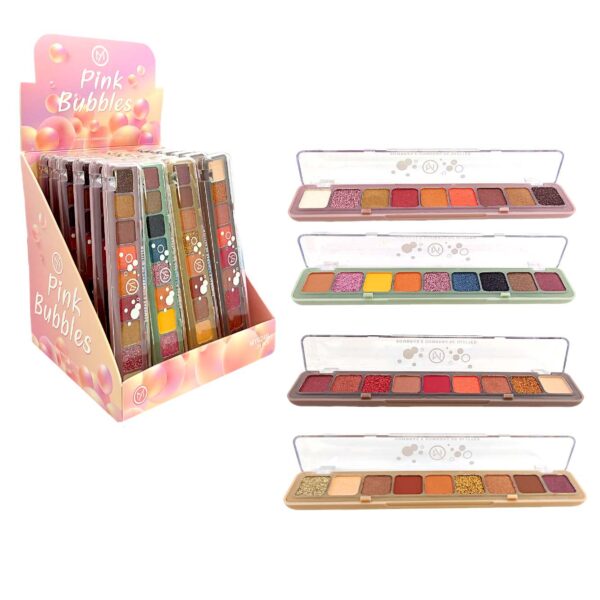 Sombra Pink Bubbles de 9 colores
