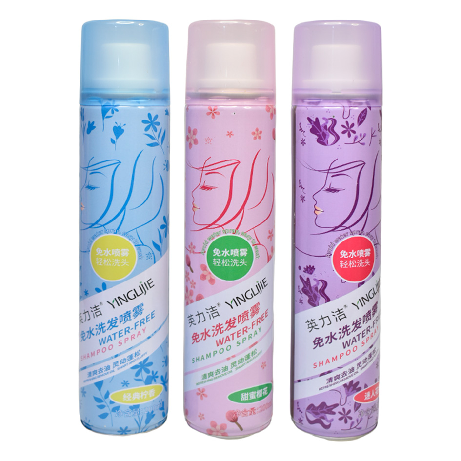 Shampoo en seco en presentación spray Yinglijie 200ml