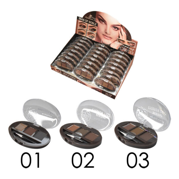 Kit de sombras para cejas 3 en 1 iman of noble