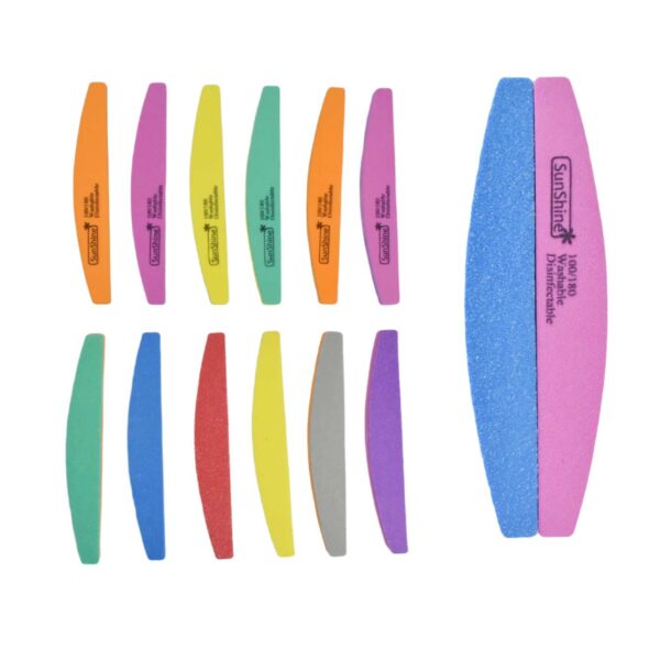 Lima para uñas en forma de arco Sunshine 100/180