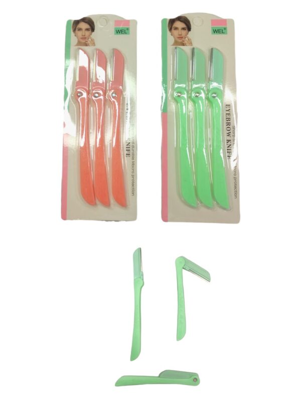 Kit de 3 perfiladoras de cejas marca WEL