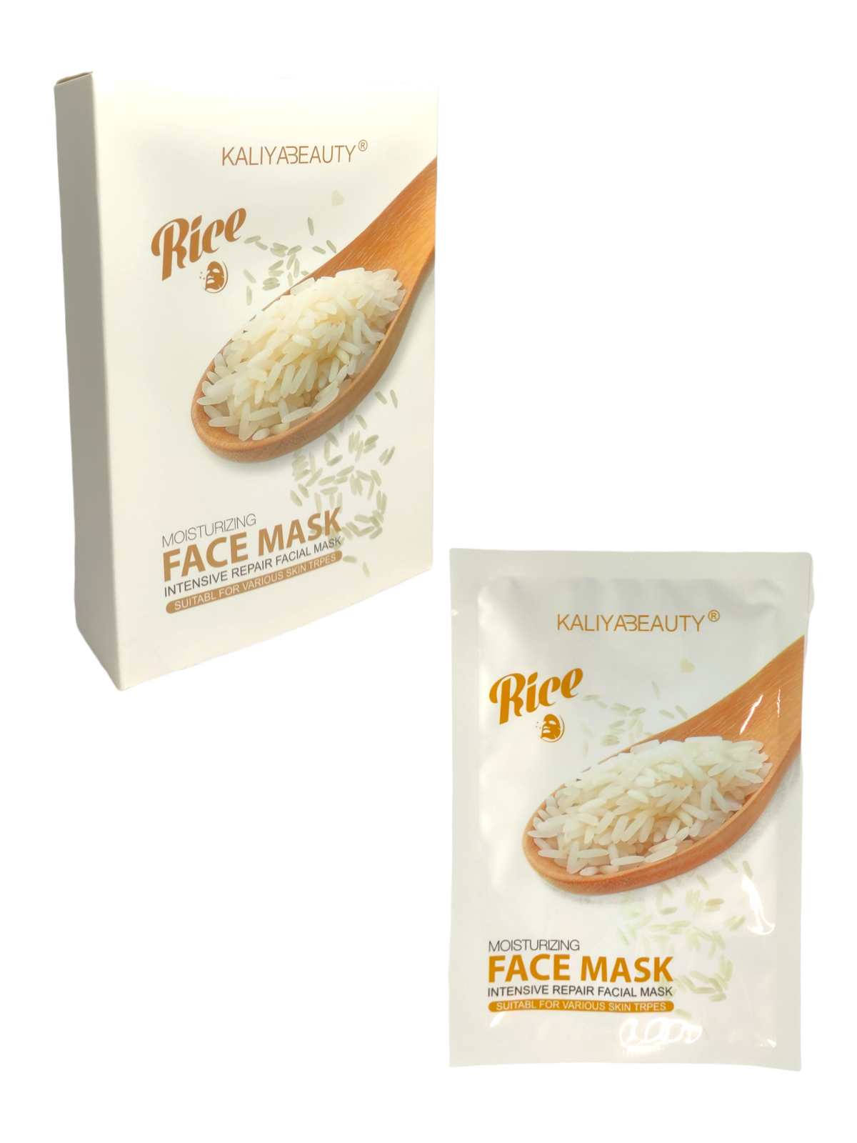 Unidad de mascarilla facial de arroz KaliyaBeauty