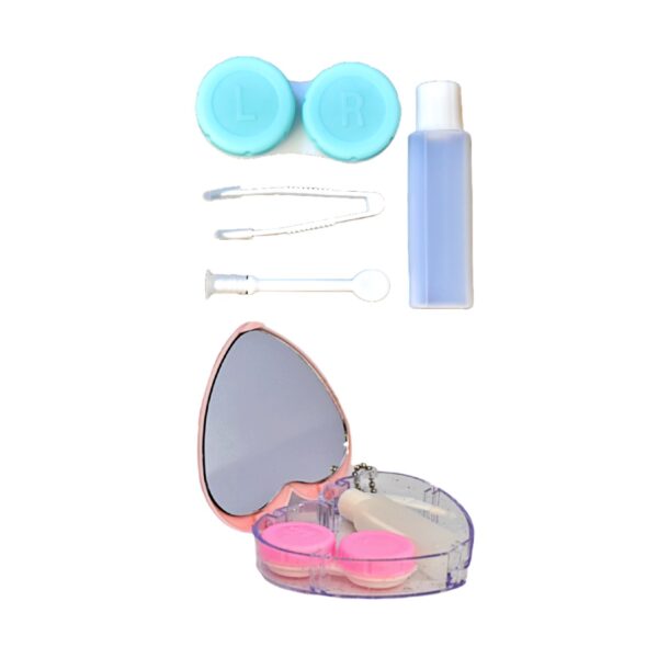 Kit para lentes de contacto en diseño en corazón - Imagen 2