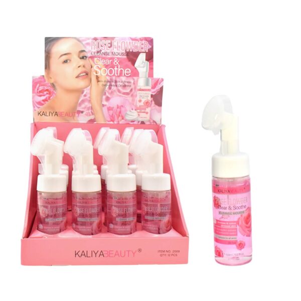 Espuma facial con extracto de rosas Clear and Soothe KaliyaBeauty