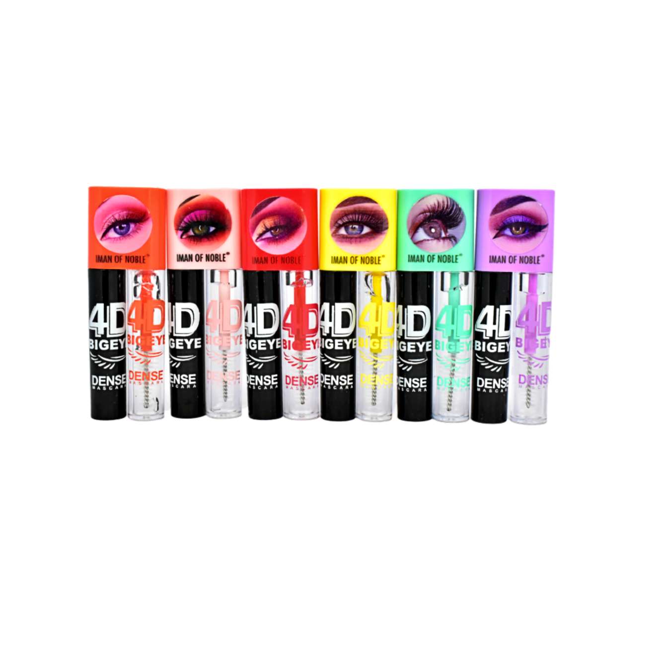 Máscara 4D Dense 2 en 1 negro y transparente Iman of Noble - Imagen 3