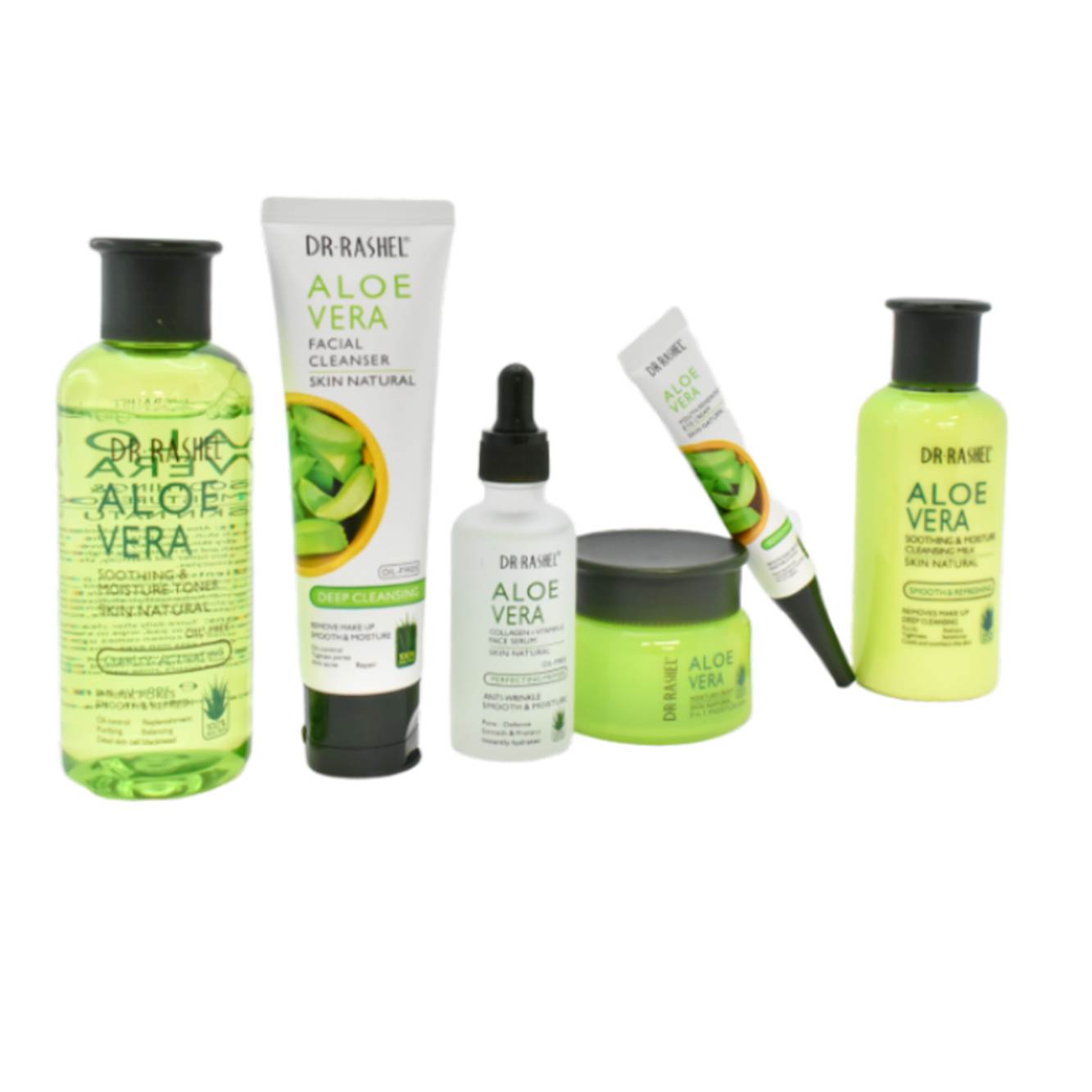 Kit de limpieza facial completo aloe vera de 6u. Dr Rashel - Imagen 2