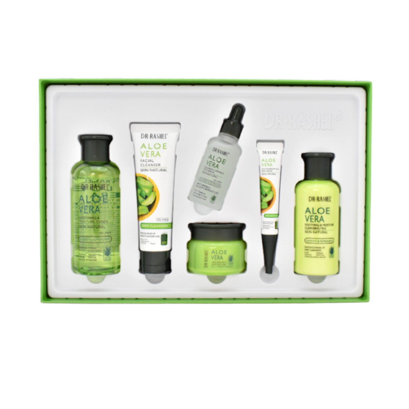 Kit de limpieza facial completo aloe vera de 6u. Dr Rashel - Imagen 3