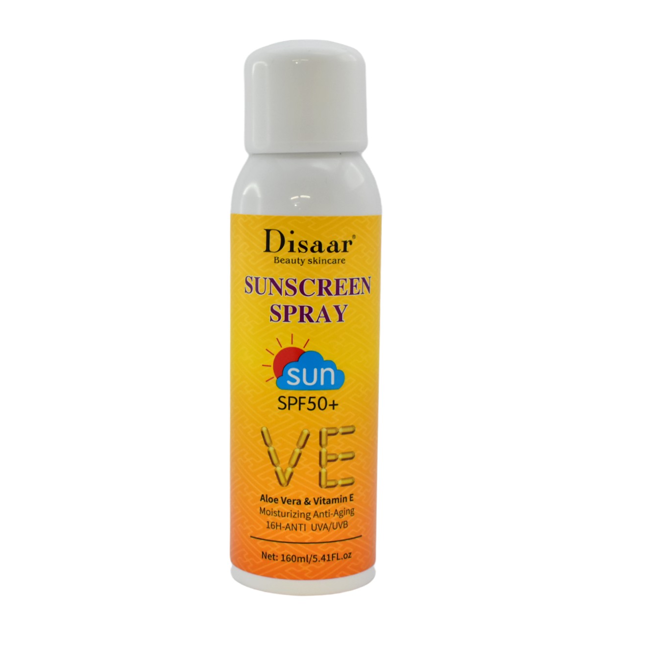 Bloqueador solar en spray con extracto de aloe vera y vitamina E
