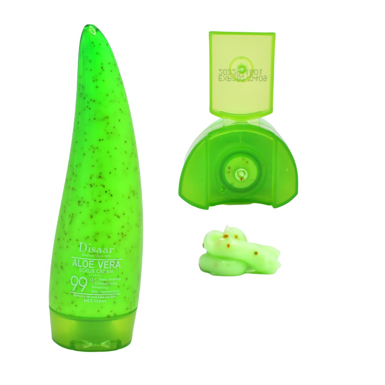 Crema exfoliante con extracto de aloe vera Disaar 120ml