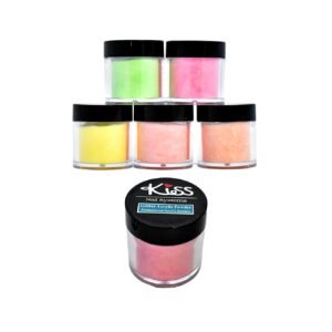 Acrilico glitter Kiss nail systems