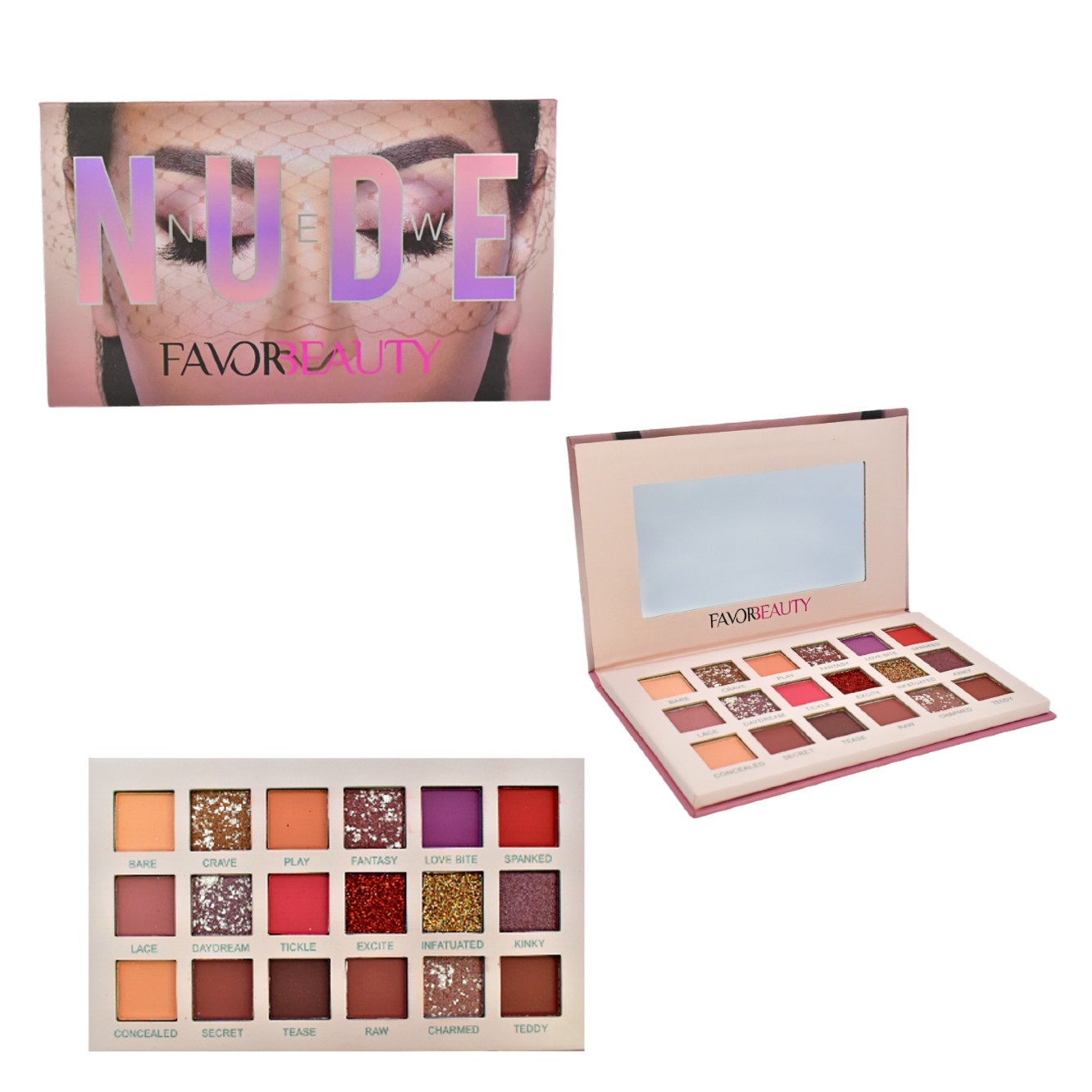 Sombra de 18 colores New Nude FavorBeauty