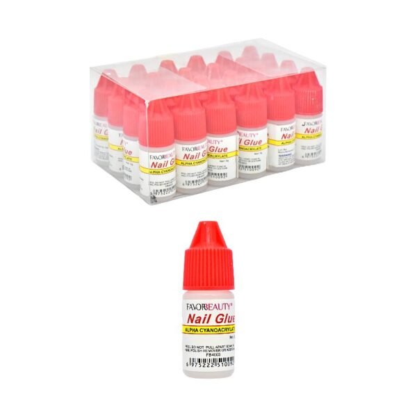 Pegamento para uñas tapa roja Nail glue 3G Favor Beauty