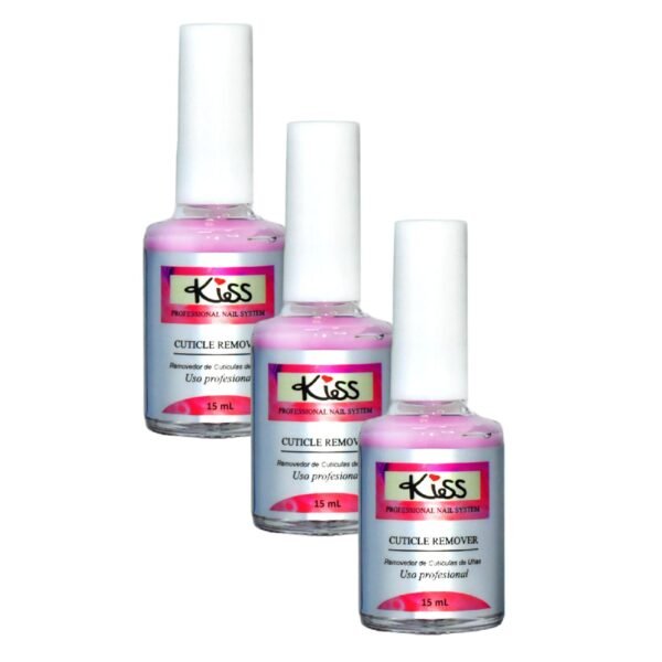 Removedor de cutícula suave 15ML KISS color rosado