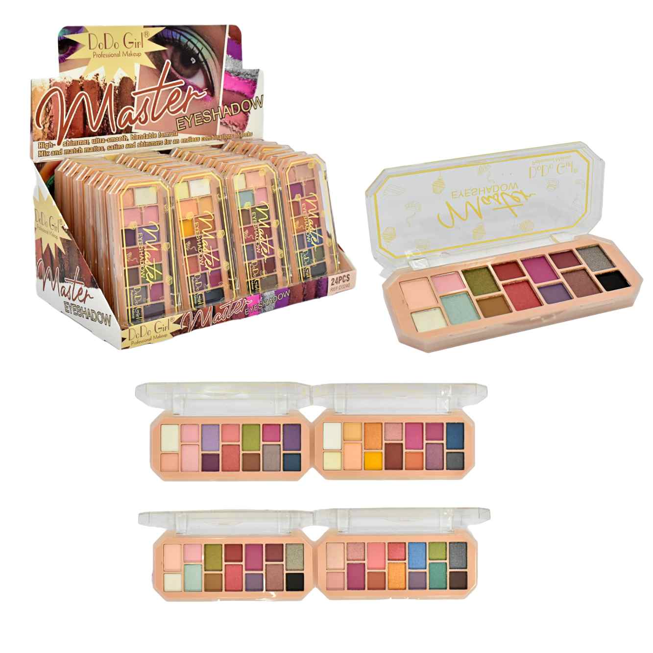 Sombra para rostro 14 colores DoDo Girl profesional Makeup Master