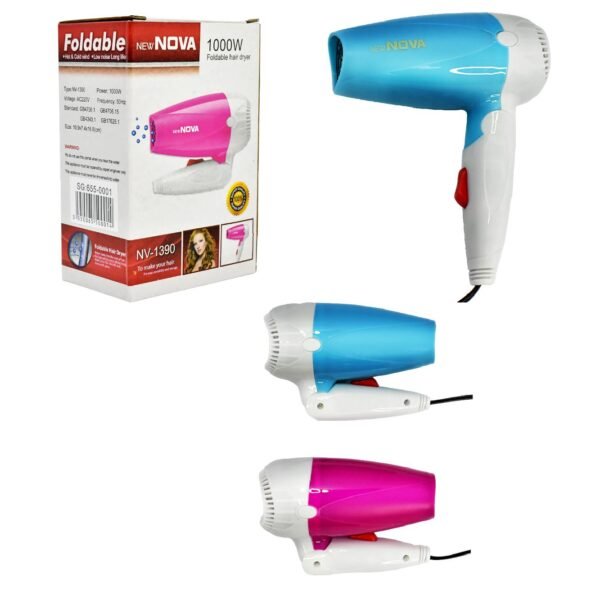 Secadora para cabello 1000W NV-1390 New NOVA